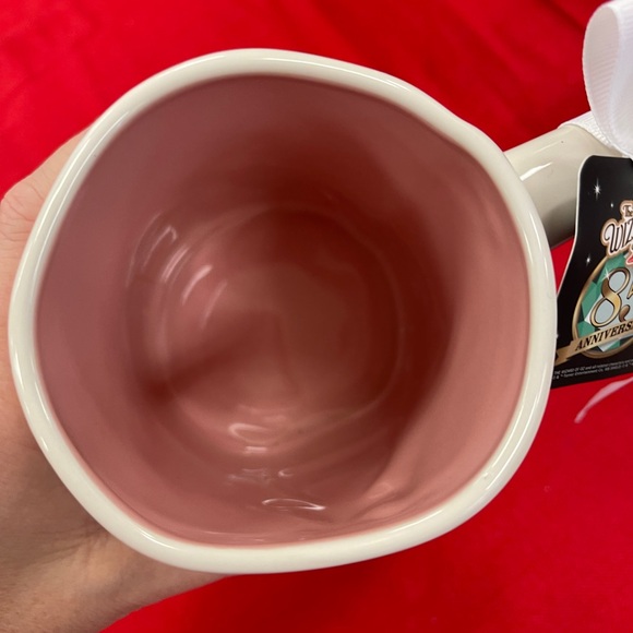 Wicked Wizard of Oz Glinda Good Witch Anniversary Pink Crown Rae Dunn Mug NWT - Picture 3 of 6